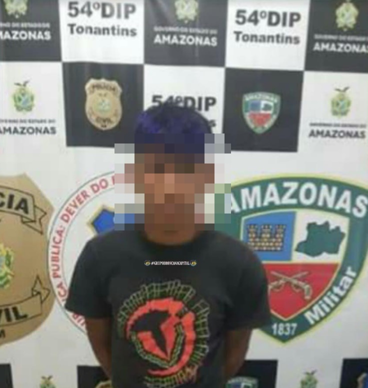 Policiais civis prenderam jovem por homicídio tentado em Tonantins SSP