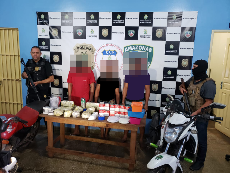 Policia Civil Prende Trio Por Tr Fico De Drogas Em Manacapuru Ssp