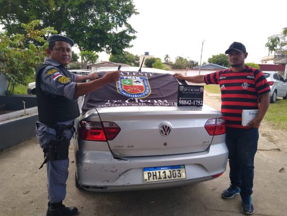 Polícia Militar localiza veículo roubado na zona leste SSP