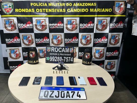 Na zona norte Polícia Militar prende trio por envolvimento em roubo SSP