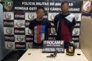 Imagem da notícia - Polícia Militar detém, na madrugada, dupla com arma de fogo na Cidade Nova, zona norte de Manaus