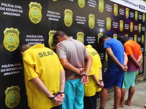 Imagem da notícia - Seaop prende cinco homens envolvidos em morte de detento do Compaj