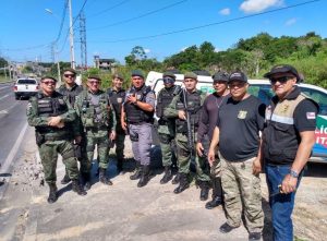 Imagem da notícia - Policiais militares participam de vistoria do Grupo de Prevenção a Invasões