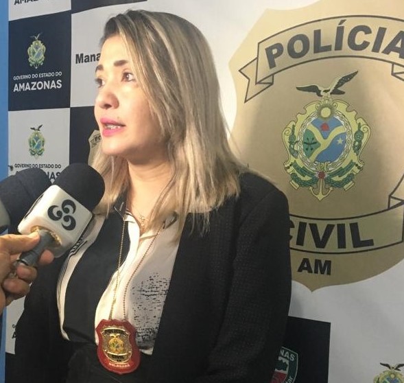 Delegada Roberta Merly, titular da DEP de Manacapuru.