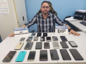 Imagem da notícia - Polícia Civil recupera 23 aparelhos celulares em Manacapuru