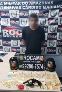 Imagem da notícia - Rocam detêm homem com arma de fogo no Santa Etelvina