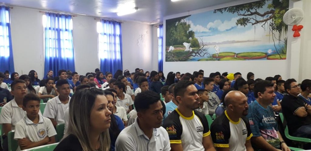 Projeto de educação no trânsito alcança 3 mil alunos em Manacapuru. Foto:Divulgação/ Detran-AM