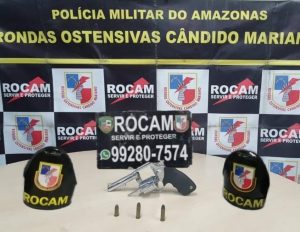 Imagem da notícia - Rocam prende homem com arma de fogo na zona leste