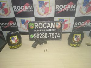 Imagem da notícia - Rocam detém homem por porte ilegal de arma de fogo