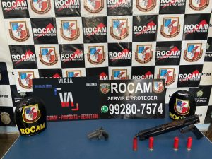 Imagem da notícia - Rocam e Força Tática detêm dupla com armas de fogo em Lábrea