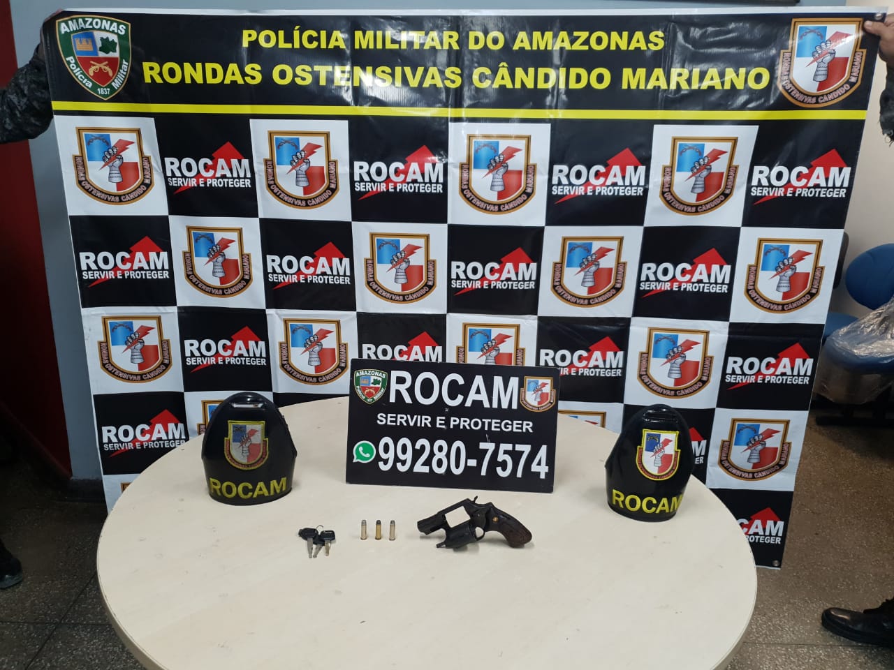 Policias da Rocam detêm homem por múltiplos crimes