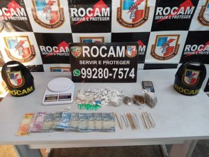 Imagem da notícia - Polícia Militar, por meio da Rocam, detém homem com drogas na zona sul