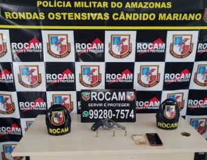 Imagem da notícia - Rocam prende homem portando arma de fogo no Alvorada I