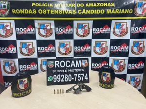 Imagem da notícia - Rocam prende homem com revólver na zona leste