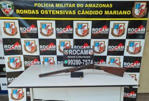 Imagem da notícia - Rocam apreende adolescente e arma de fogo em Iranduba