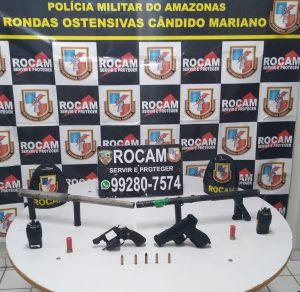 Imagem da notícia - Rocam apreende adolescente por porte ilegal de arma de fogo