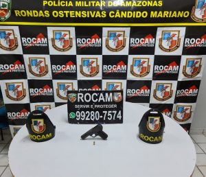 Imagem da notícia - PM apreende adolescente com porte ilegal de arma de fogo no Jorge Teixeira