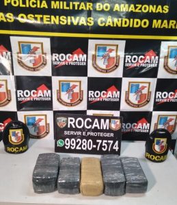 Imagem da notícia - PMs apreendem drogas, armas, recupera carro em Manaus e Tabatinga