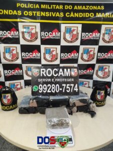 Imagem da notícia - PM apreende 12,5 quilos de drogas e arma de fogo na capital