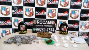 Imagem da notícia - Rocam detém três suspeitos por tráfico de drogas na zona oeste