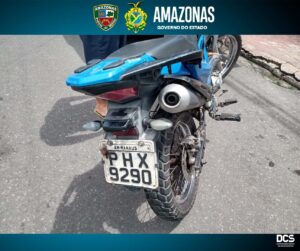 Imagem da notícia - PM recupera motocicleta com restrição de roubo na zona centro-oeste