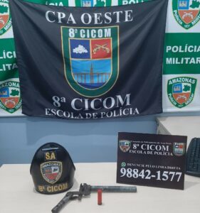 Imagem da notícia - PM apreende homem por porte ilegal de arma de fogo, na Ponte Rio Negro