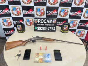 Imagem da notícia - Rocam apreende arma de fogo e detém dois homens no Nova Vitória