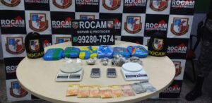 Imagem da notícia - Rocam detém jovem com mais de 7 quilos de drogas no bairro Alvorada