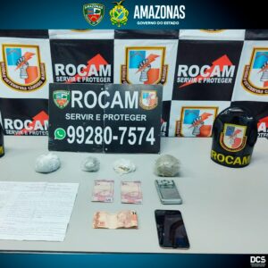 Imagem da notícia - PM prende homem envolvido com tráfico de drogas na zona norte