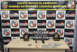 Imagem da notícia - Rocam detém homem por tráfico de drogas no bairro Centro