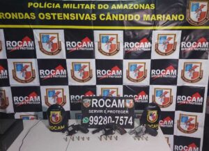 Imagem da notícia - Rocam frustra atuação de criminosos e apreende armas em ações