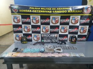 Imagem da notícia - Em Manaus e Tabatinga, Rocam detém três e apreende armas e drogas