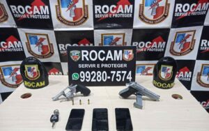 Imagem da notícia - Rocam detém três homens que realizavam assaltos à mão armada