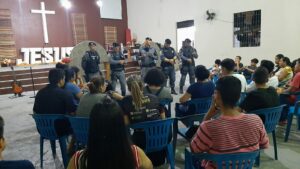 Imagem da notícia - Em Rio Preto da Eva, PMAM realiza palestra para público jovem, pais e responsáveis