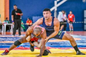 Imagem da notícia - Capitão da PMAM, Tasso Alves é campeão brasileiro regional de wrestling, em Maceió