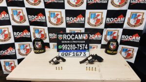 Imagem da notícia - Na zona norte, Rocam detém três infratores por porte ilegal de arma de fogo