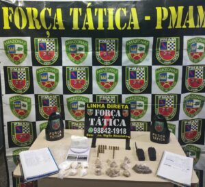 Imagem da notícia - Polícia Militar do Amazonas apreende entorpecentes e munições na zona norte