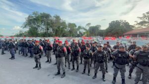 Imagem da notícia - Operação Impacto: Polícia Militar do Amazonas prende três pessoas, apreende mais de 500 porções de drogas, armas e munições