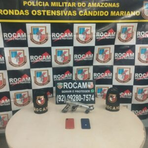 Imagem da notícia - Polícia Militar do Amazonas prende dupla por envolvimento em roubo na zona sul