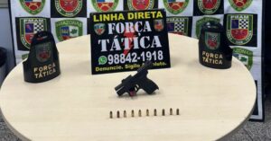 Imagem da notícia - <strong></noscript>Na zona oeste de Manaus, Polícia Militar do Amazonas prende homem e apreende duas armas de fogo</strong>