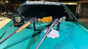 Imagem da notícia - <strong></noscript>Polícia Militar do Amazonas apreende duas armas de fogo, em Jutaí</strong>