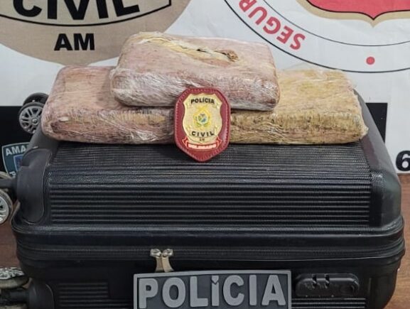 Em Maraã, PC-AM prende homem em flagrante com maconha tipo skunk avaliada em R$ 80 mil